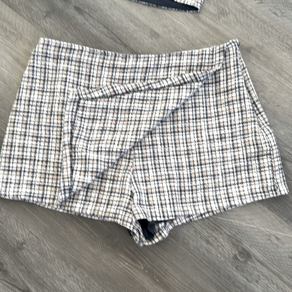 FINAL PRICE *Abercrombie & Fitch White and Blue Checkered Set - Picture 9 of 15